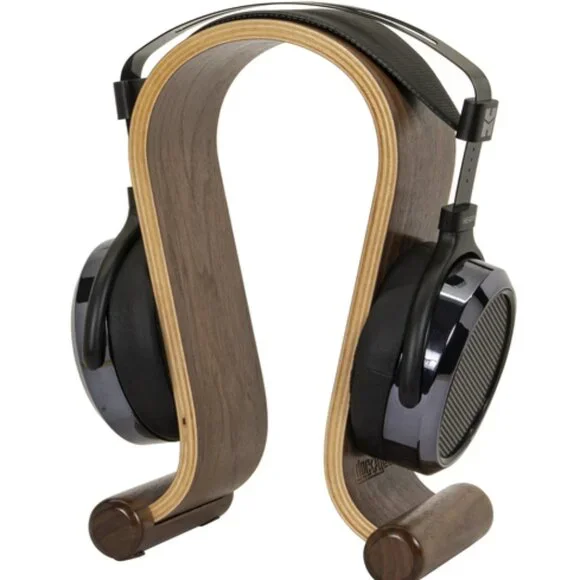 Wooden Headphone Stand Display Tabletop Holder for Headsets (Deco Gear) - Picture 7 of 13